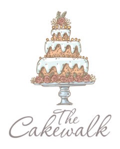 elegant wedding the cake walk